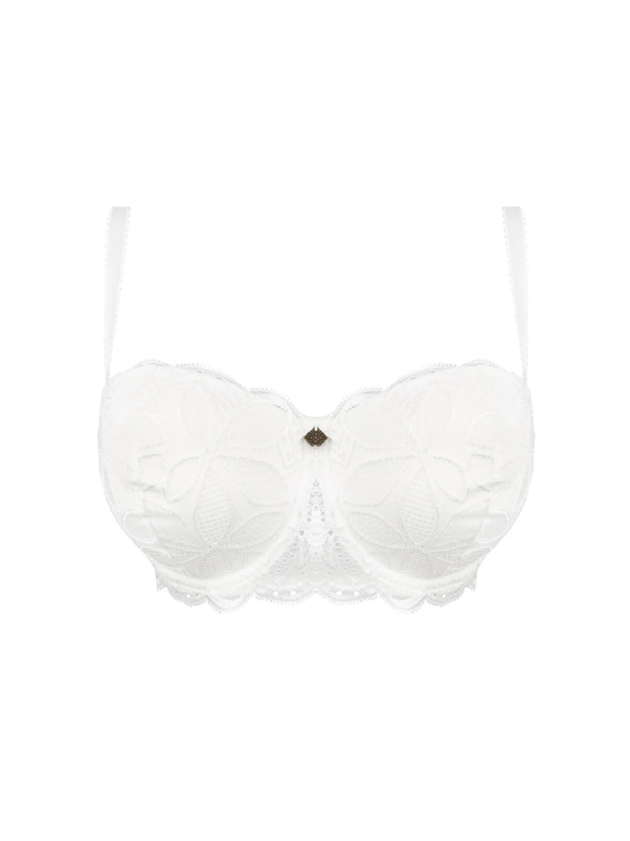 Soutien-gorge Bandeau Coque STRICTO SENSUELLE ECRU NACRE ANTIGEL