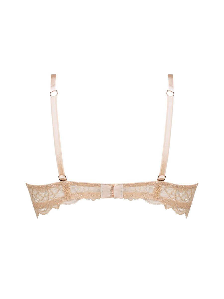 Soutien-gorge Balconnet Lise Charmel Raffinement Précieux - Taille 85C, Couleur Taupe, Neuf Avec étiquettes
