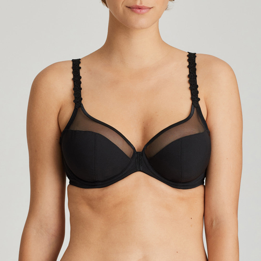 Balconnet D collet Profond F G STAR noir PrimaDonna Twist