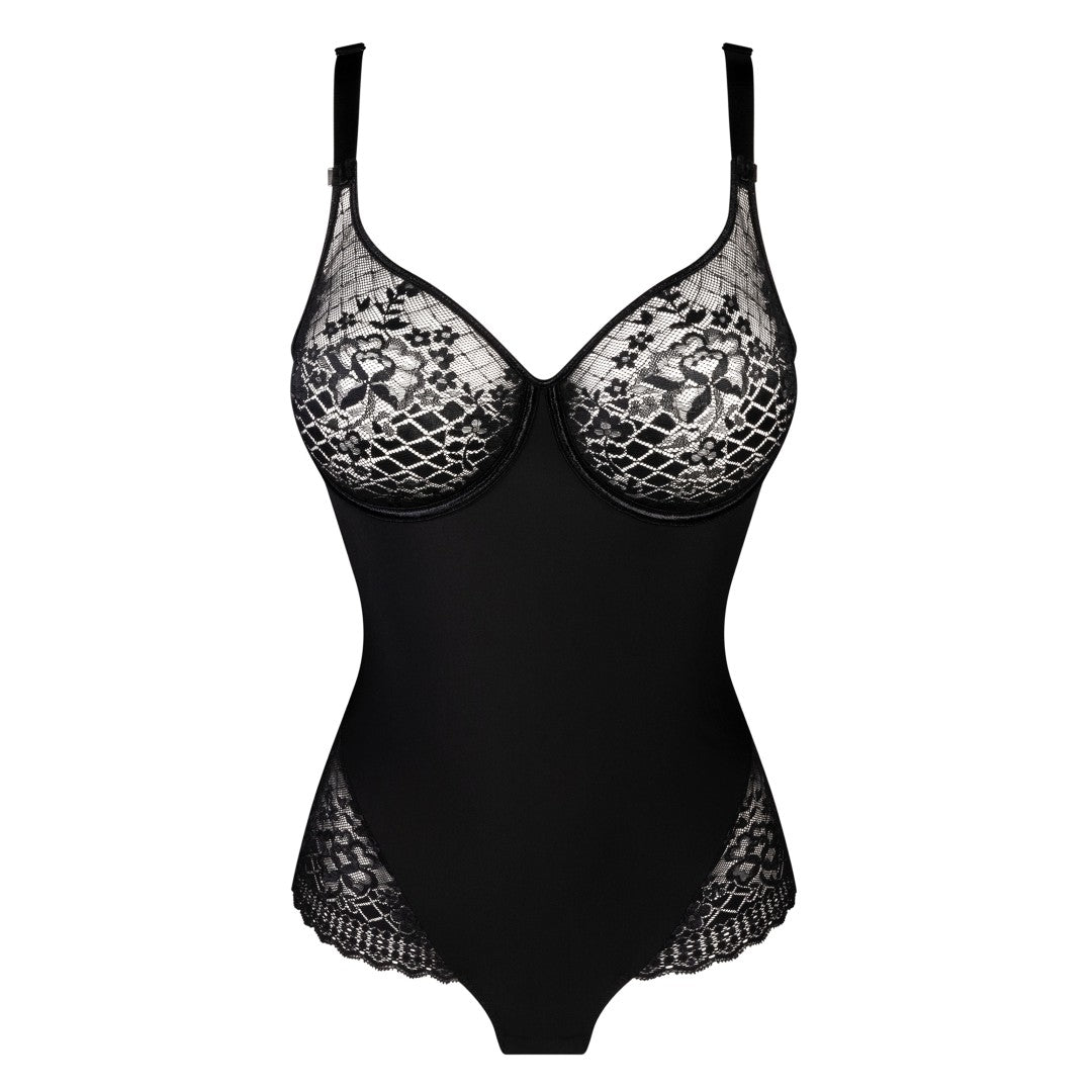 Body Boléro Dentelle Taille 90B - Couleur Brun Chocolat - Marque Boléro - Neuf Avec étiquettes - Style Lingerie Sexy