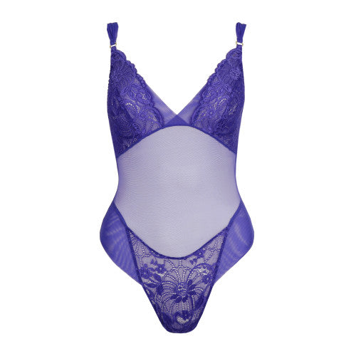 Pantacourt droit taille semi-élastiquée - Violet - - 34.99 Pantacourt droit taille semi-élastiquée - Violet - - 34.99