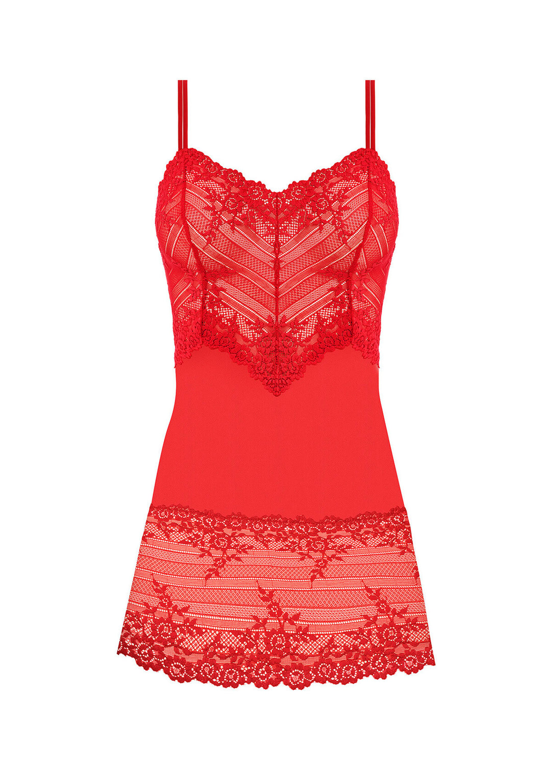 Nuisette Résille Rouge Avec Cœur - Taille M (FR40/US8/UK12/EU38), Occasion Parfait état