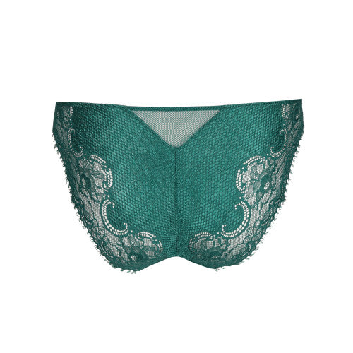 Slip LOU – Taille 42 (équivalent 40 EU) – Couleur Bordeaux, Motif Graphique Acajou – Neuf Avec étiquettes