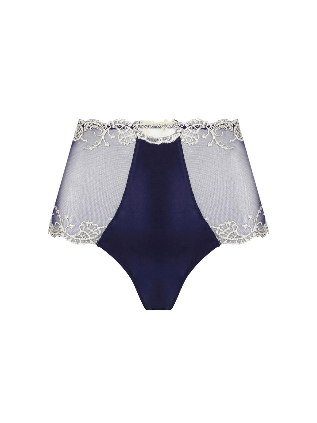 Slip Taille Haute SPLENDEUR SOIE Splendeur Marine LISE