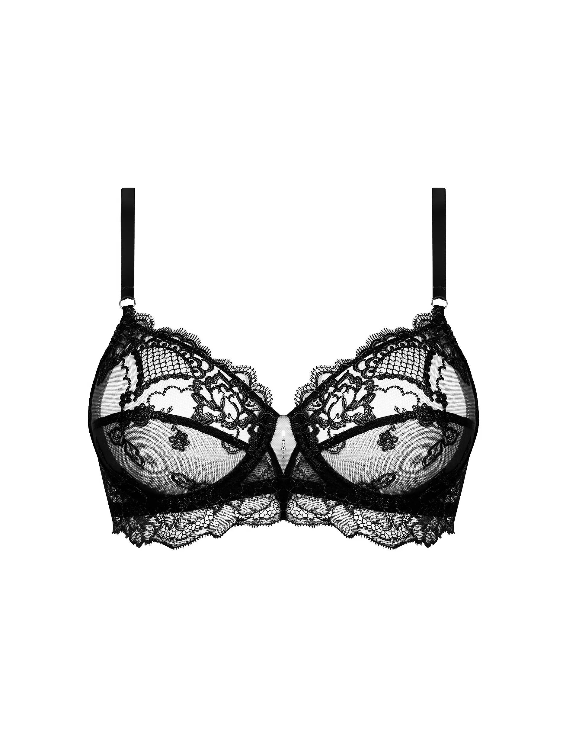 Soutien-gorge Armature SUBLIME EN DENTELLE Noir LISE CHARMEL