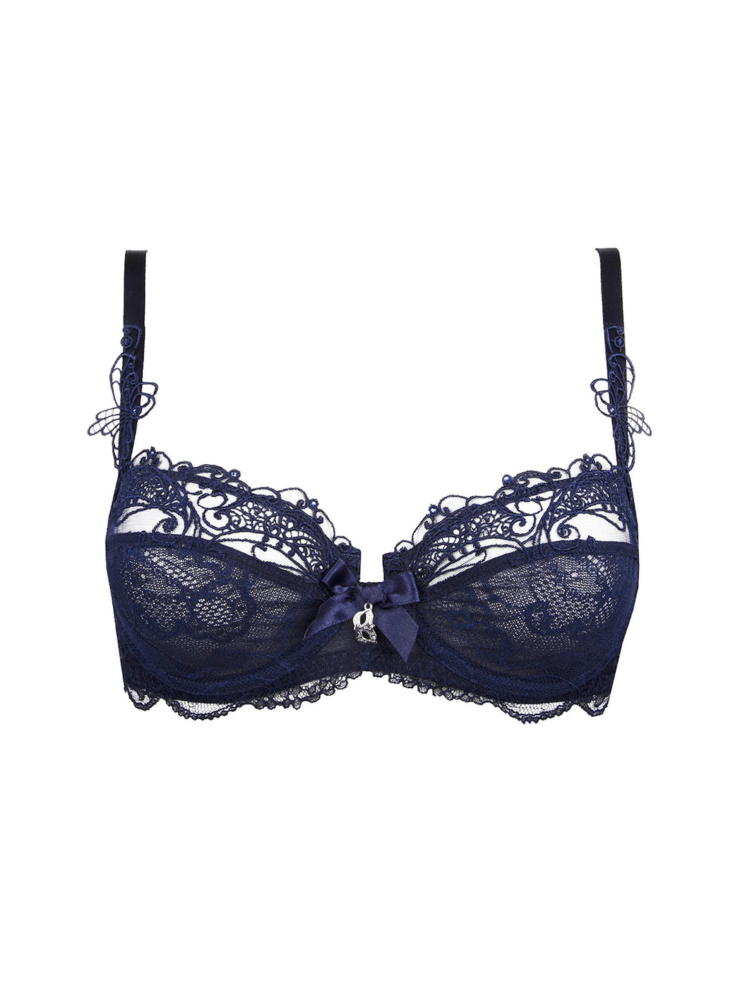 【LISE CHARMEL】新作★SOIR DE VENISE★ソフトモールドカップ Soutien-gorge Corbeille SOIR DE VENISE Bleu Venise LISE