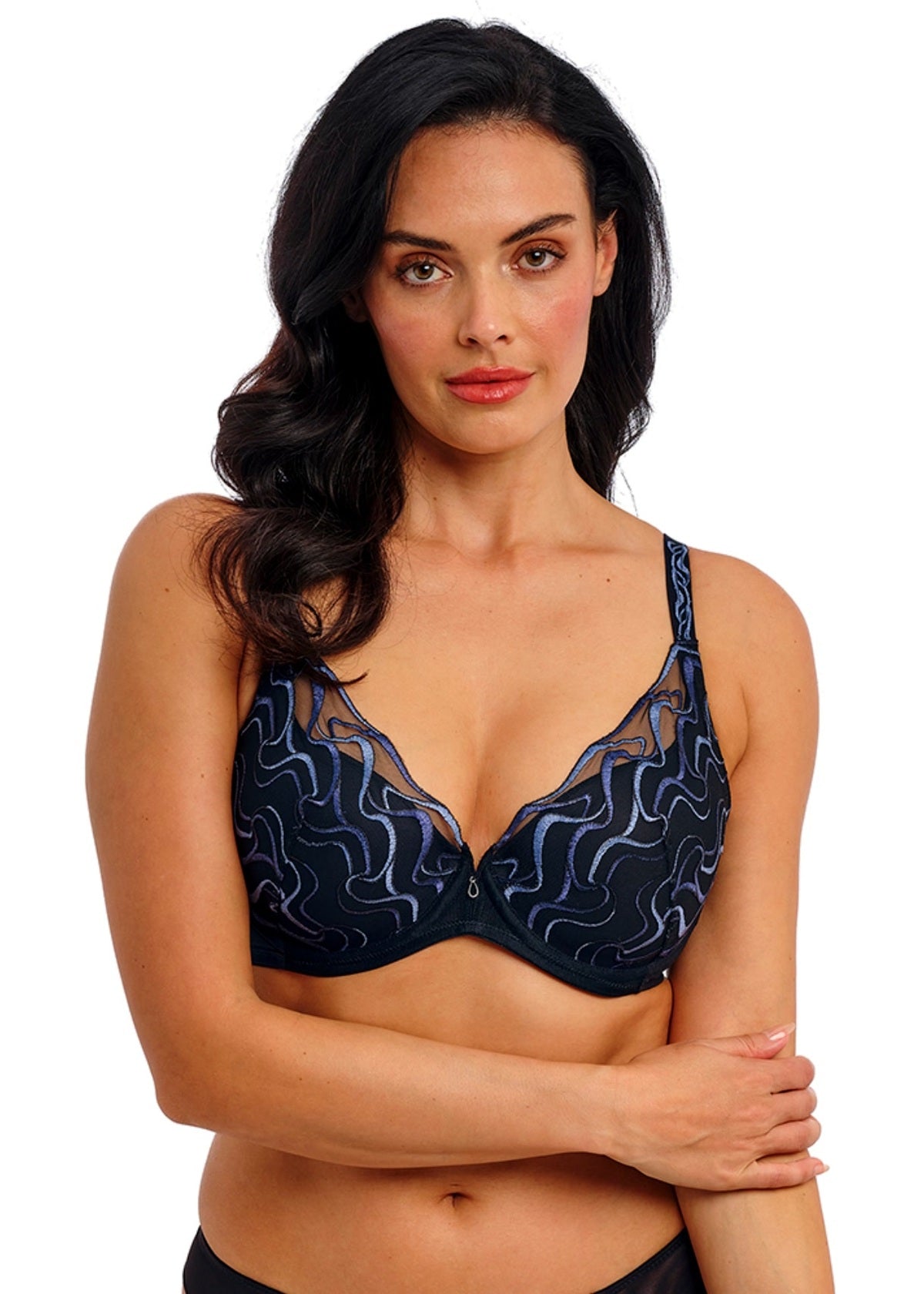 Soutien-gorge Plunge Armatures Mayumi midnight Wacoal WE601802MIH