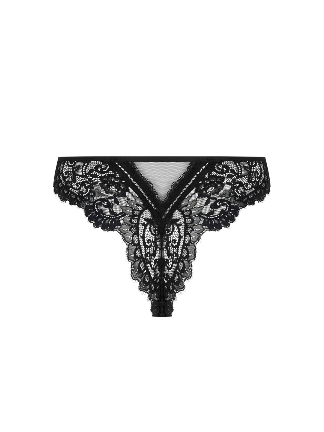 Slip de bain taille basse Lise Charmel bain Jeux d'Anneaux noir ABA0431