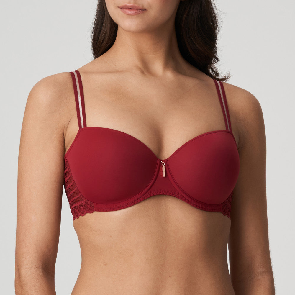 String Prima Donna Twist - Maille Imprimé Teatime, Couleur Biscuit, Taille FR38/38EUR, Neuf Avec Étiquettes