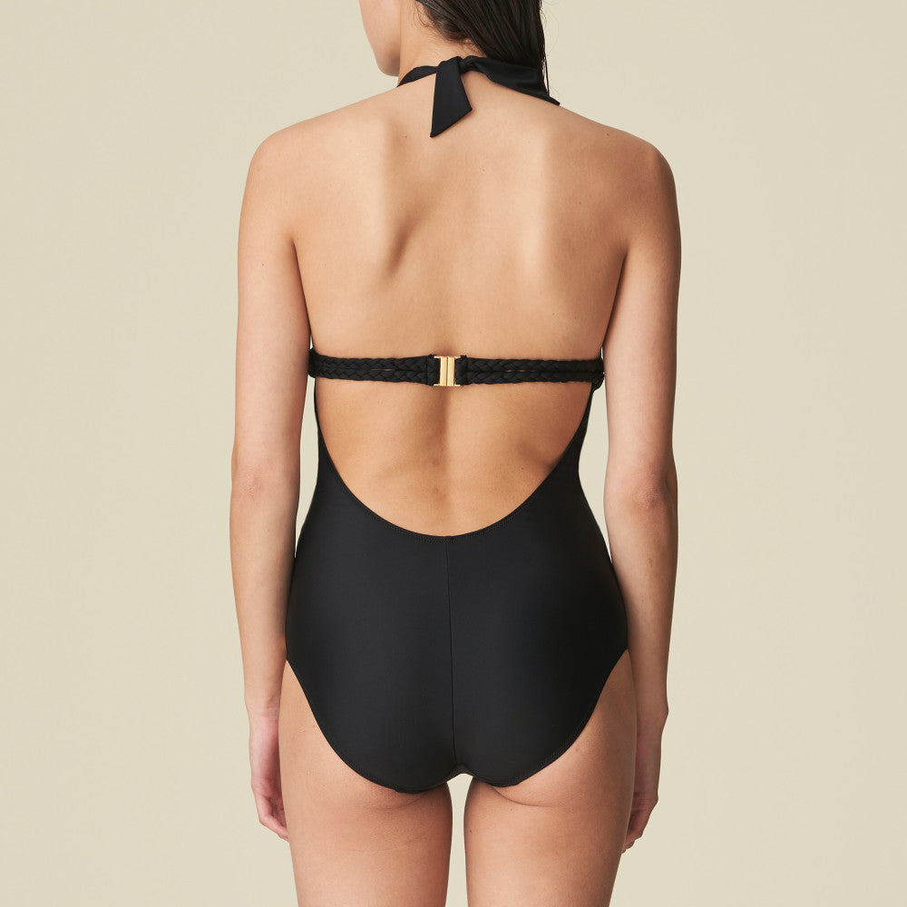 Maillot Triangle Rembourre 1 Piece BLANCHE noir Marie Jo Swim Tendances lingerie