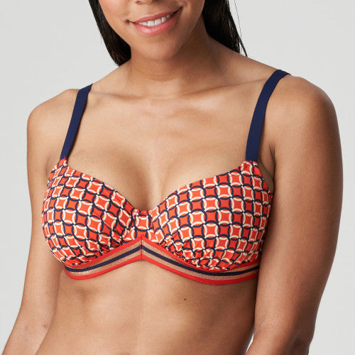 Maillot De Bain Prima Donna Terra Nova - Taille 115 C, Couleur Marron, Neuf Avec étiquettes