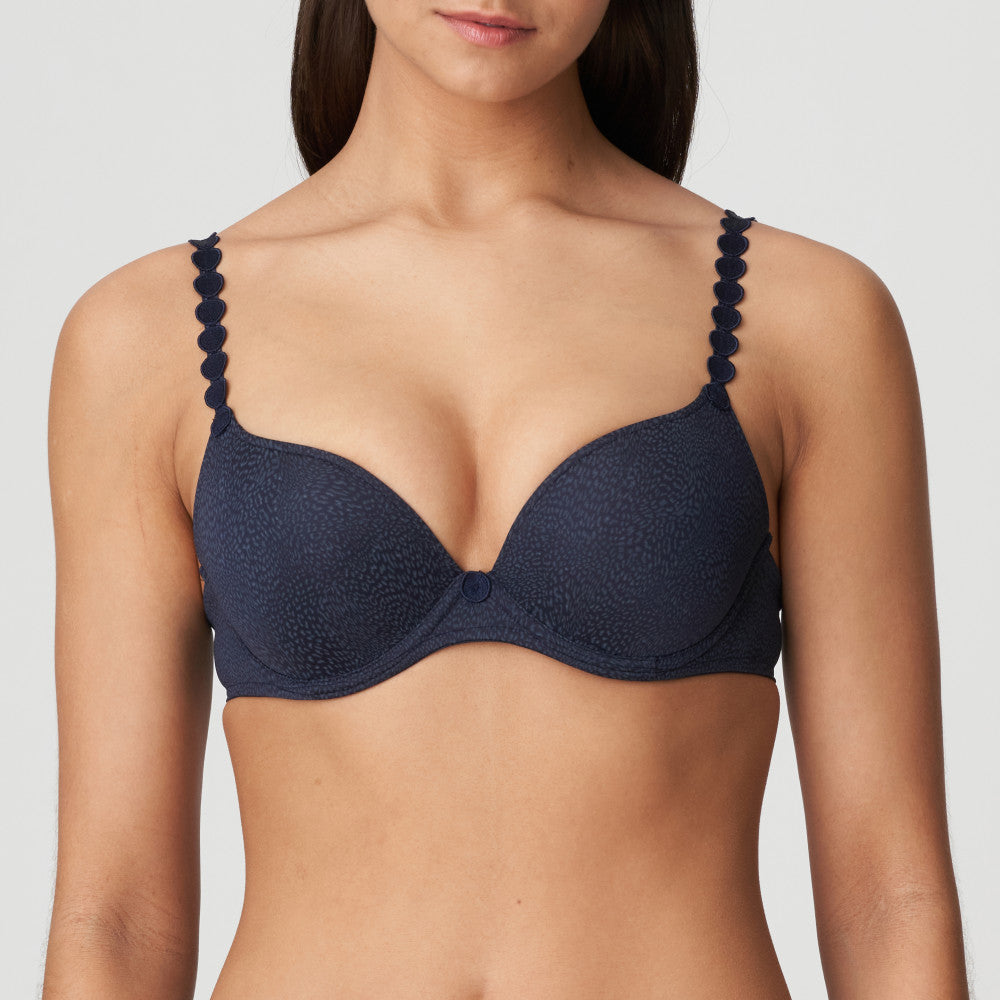 Soutien-gorge Push-up Verde Veronica 32B – Satin Violet, Avec Armatures, Neuf Avec étiquettes