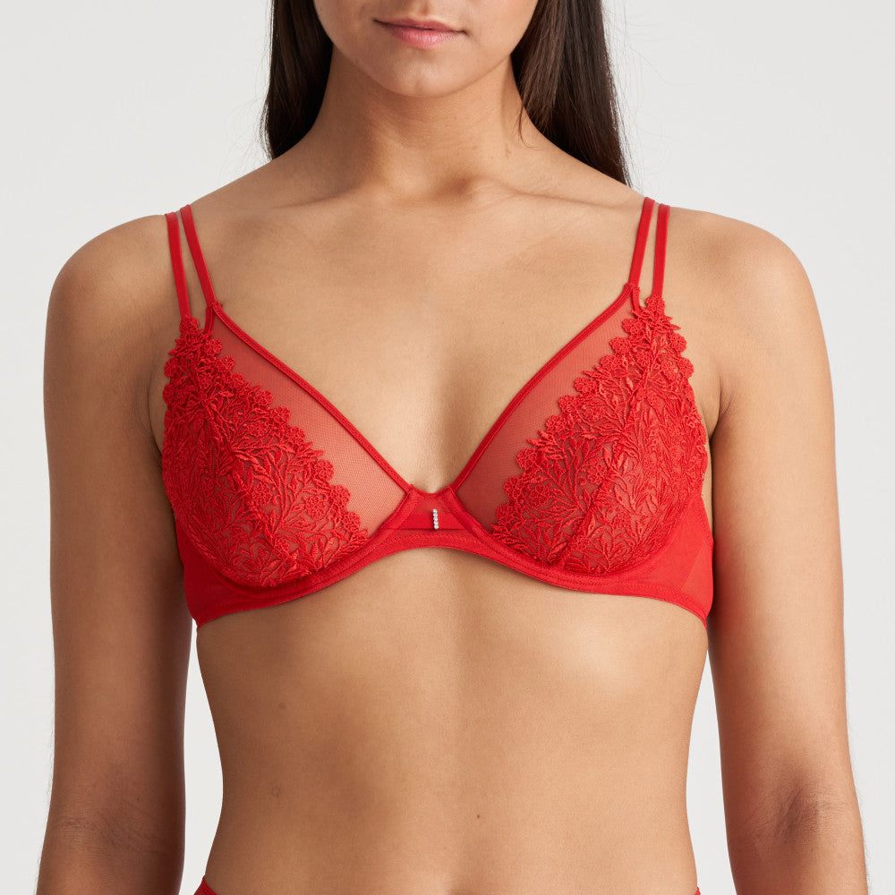 Soutien-gorge Marie Jo Danae - Rouge - Avec Armature - Neuf Avec étiquettes - Taille Standard